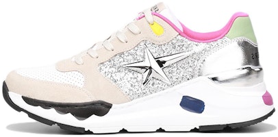 (Women) Skechers Sneaker 'White Silver Pink' 155465-WMLT (Women) Skechers Sneaker 'White Silver Pink' 155465-WMLT