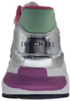 (Women) Skechers Sneaker 'White Silver Pink' 155465-WMLT Lookbook (Women) Skechers Sneaker 'White Silver Pink' 155465-WMLT