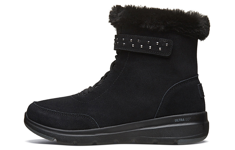 (Women) Skechers Snow Boots 'Black' 16670-BBK