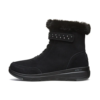 (W) Skechers Snow Boots 'Black'