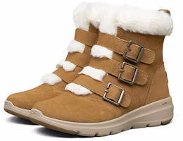 Lookbook Skechers 高筒雪地靴 女款 栗色