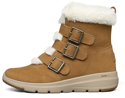(W) スケッチャーズ スノーブーツ (カーキ) 144154-CSNT Buy (W) スケッチャーズ スノーブーツ (カーキ) 144154-CSNT