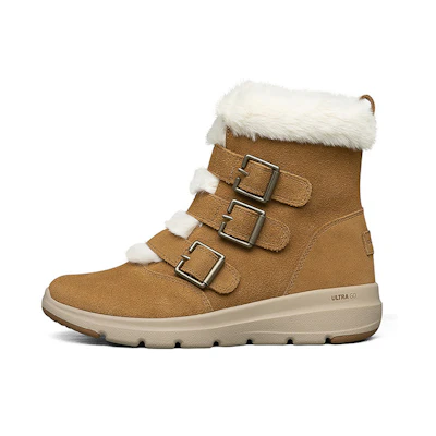 (W) Skechers Snow Boots 'Khaki'