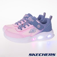(Women) Skechers Sola Glow Light-Up Girls' Sneakers Purple 303714LGYLP (Women) Skechers Sola Glow Light-Up Girls' Sneakers Purple 303714LGYLP