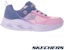 (Women) Skechers Sola Glow Light-Up Girls' Sneakers Purple 303714LGYLP