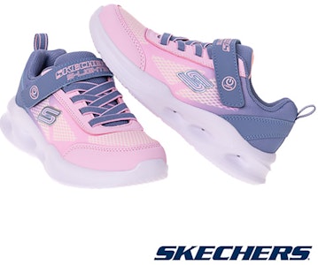 (W) Skechers Sola Glow Sepatu Anak Perempuan Menyala Ungu 303714LGYLP Shop (W) Skechers Sola Glow Sepatu Anak Perempuan Menyala Ungu 303714LGYLP