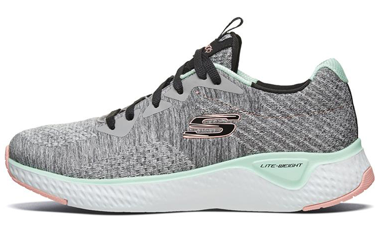 (Women) Skechers Solar Fuse Low-Running Shoes Grey 'Gray' 13328-GYMT