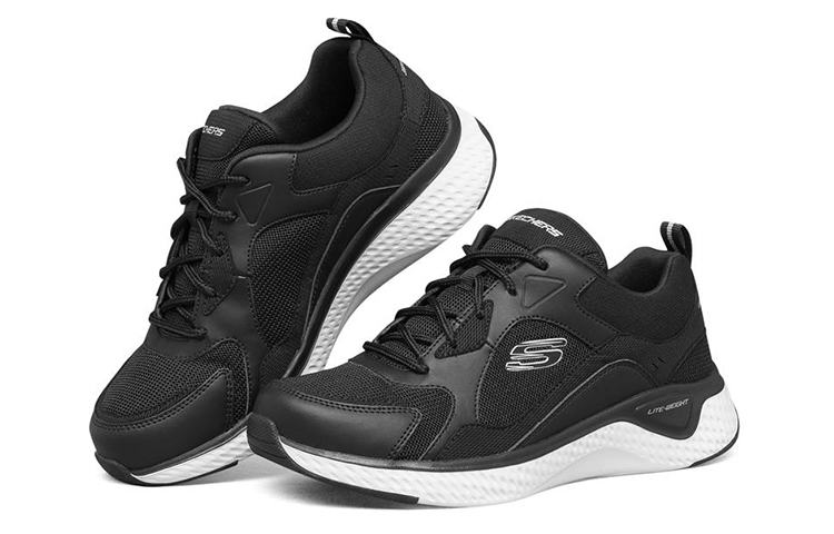Lookbook (W) Skechers Solar Fuse Baskets Basses ''Noir'' 66666318-BLK
