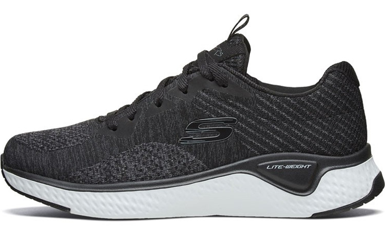 (Women) Skechers Solar Fuse Low-Top 'White' 13328-BKW