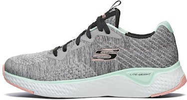(Women) Skechers Solar Fuse Low-Running Shoes Grey 'Gray' 13328-GYMT (Women) Skechers Solar Fuse Low-Running Shoes Grey 'Gray' 13328-GYMT