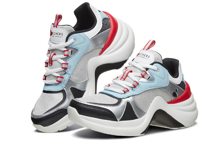 (W) Skechers Solei ST Running Shoes White/Red 圖 2