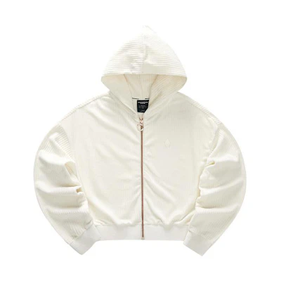(Women) Skechers Solid White Full-Zip Long Sleeve Jacket L422W111