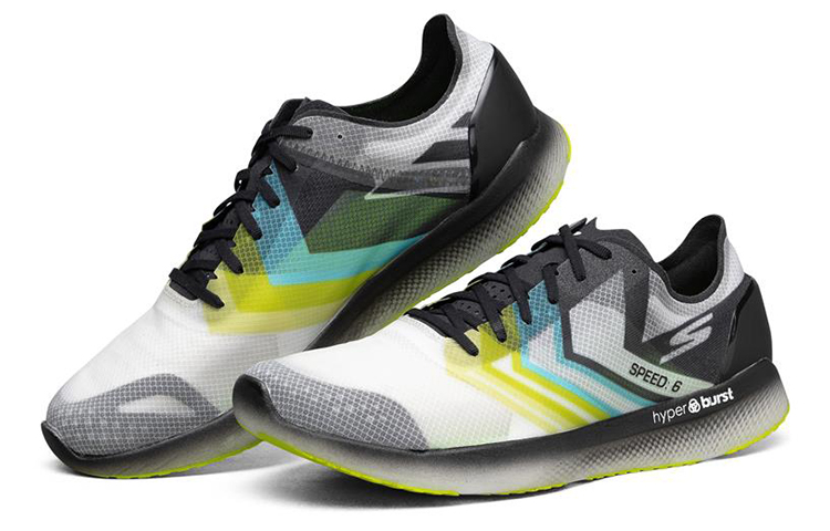 (W) Skechers Speed 6 Hyper Low-Top Black 'Blue Gray' 圖 3