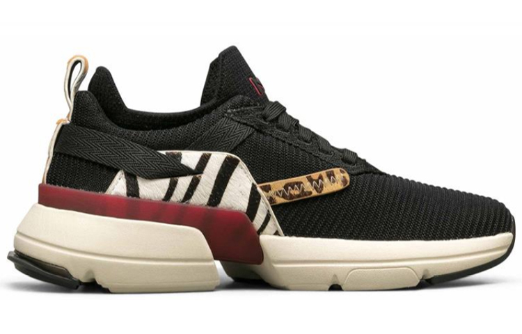 (W) Skechers Split Running Shoes Black/White/Red 圖 2