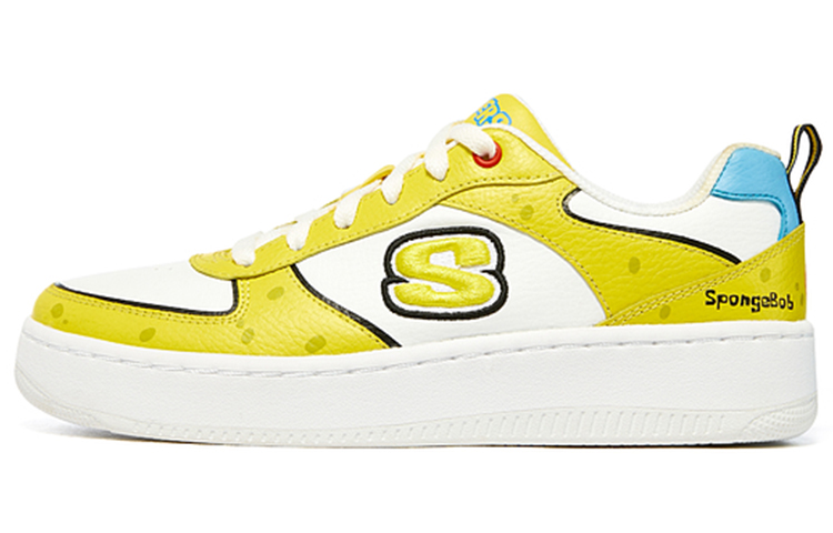 (Women) Skechers SpongeBob SquarePants x Sport Court 92 Low 'White Yellow' 896110-WYL