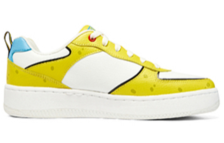 Order SPONGEBOB SQUAREPANTS海綿寶寶 x Skechers Sport Court 92 低筒 板鞋 女款 白黃