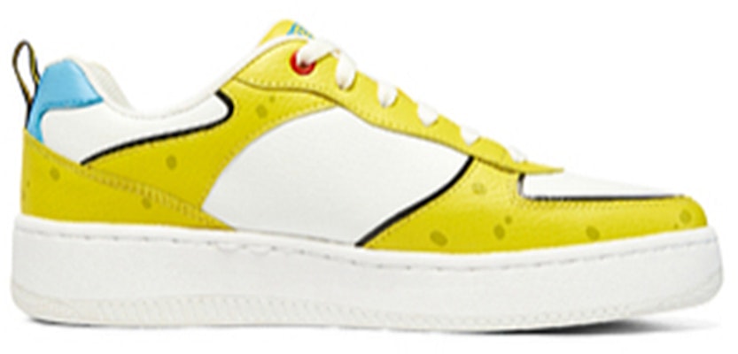 SPONGEBOB SQUAREPANTS海綿寶寶 x Skechers Sport Court 92 低筒 板鞋 女款 白黃 Order SPONGEBOB SQUAREPANTS海綿寶寶 x Skechers Sport Court 92 低筒 板鞋 女款 白黃