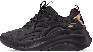 (Women) Skechers Sport 'Black Comfort Casual Low-Top' 117513-BBK (Women) Skechers Sport 'Black Comfort Casual Low-Top' 117513-BBK
