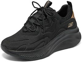 Skechers Sport 舒適百搭 輕便透氣 低筒 休閒生活鞋 女款 黑色 Lookbook Skechers Sport 舒適百搭 輕便透氣 低筒 休閒生活鞋 女款 黑色