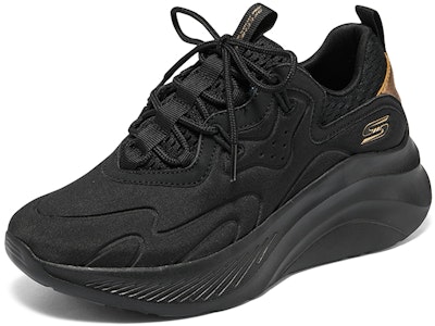 (W) Skechers Sport 'Sepatu Kasual Low-Top Hitam Nyaman' 117513-BBK Lookbook (W) Skechers Sport 'Sepatu Kasual Low-Top Hitam Nyaman' 117513-BBK