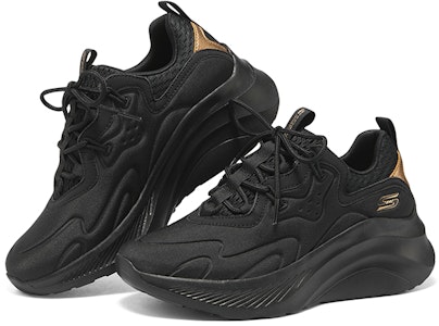 (W) Skechers Sport 'Sepatu Kasual Low-Top Hitam Nyaman' 117513-BBK Shop (W) Skechers Sport 'Sepatu Kasual Low-Top Hitam Nyaman' 117513-BBK