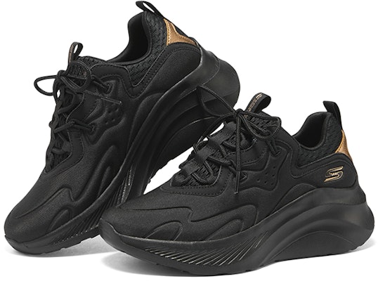 (Women) Skechers Sport 'Black Comfort Casual Low-Top' 117513-BBK Shop (Women) Skechers Sport 'Black Comfort Casual Low-Top' 117513-BBK