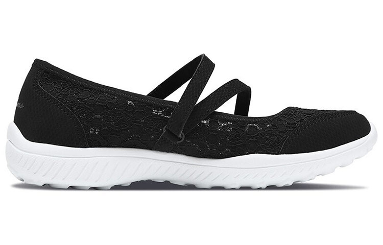 Order (W) Skechers Sport Active Strappy Slip-on Schoenen ''Zwart'' 23258-BKW