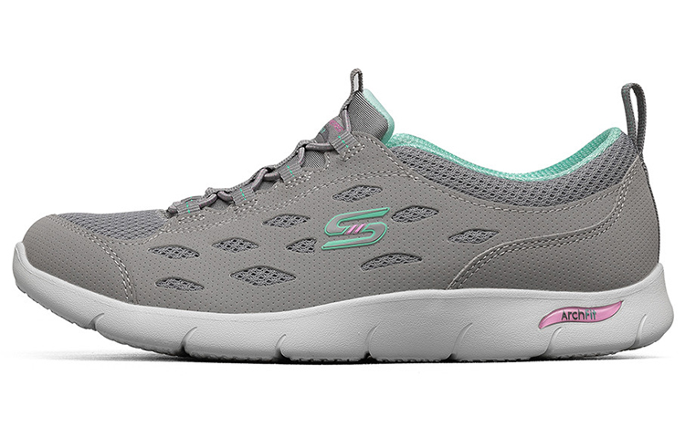 (Women) Skechers Sport Casual 'Grey Green' 104090-GYMN