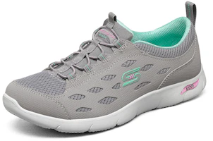 Lookbook Skechers 輕柔舒適運動休閒鞋 女款 灰綠