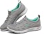 (Women) Skechers Sport Casual 'Grey Green' 104090-GYMN