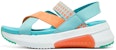 (W) Skechers Sandal Kasual Sukan Bernafas 'Biru Jingga' 133009-BLOR