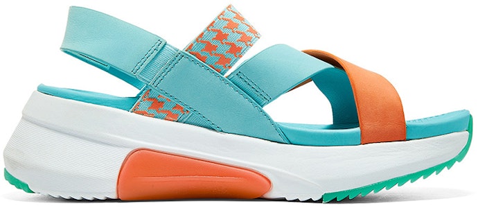 (W) Sandalia Deportiva Casual Transpirable Skechers 'Azul Naranja' 133009-BLOR Order (W) Sandalia Deportiva Casual Transpirable Skechers 'Azul Naranja' 133009-BLOR