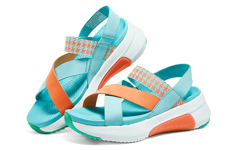 Purchase Skechers 運動休閒透氣涼鞋 女款 藍橙