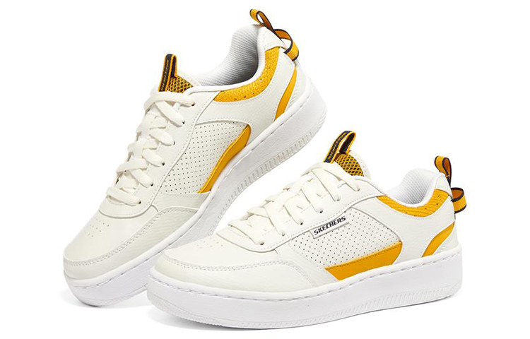 Lookbook (W) Skechers Sport Court 92 'Putih Jingga' Untuk Lelaki 149917-WYL