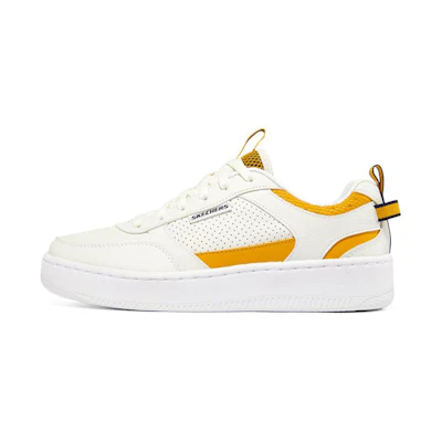 (W) Skechers Sport Court 92 'White Orange'