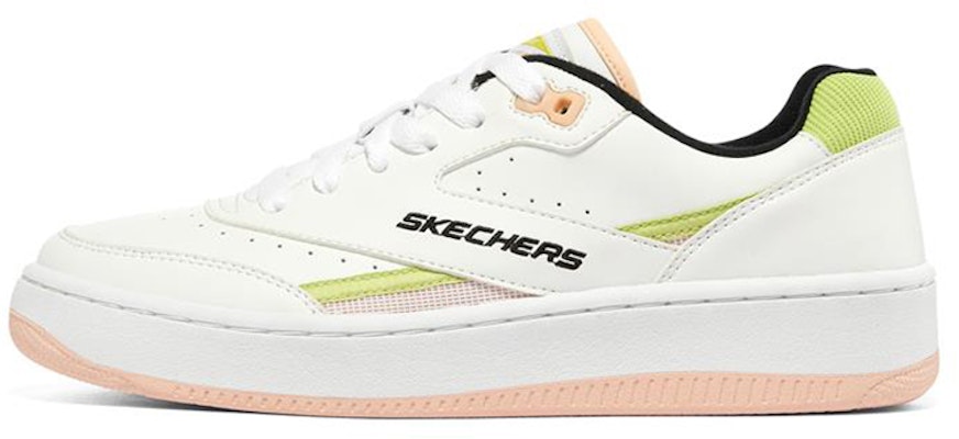(Women) Skechers Sport Court 92 'White Yellow Pink' 149919-WMLT Buy (Women) Skechers Sport Court 92 'White Yellow Pink' 149919-WMLT