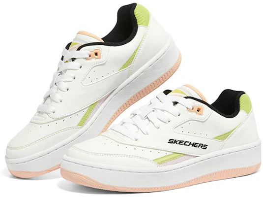 (W) Skechers Sport Court 92 ''Bianco Giallo Rosa'' 149919-WMLT Lookbook (W) Skechers Sport Court 92 ''Bianco Giallo Rosa'' 149919-WMLT