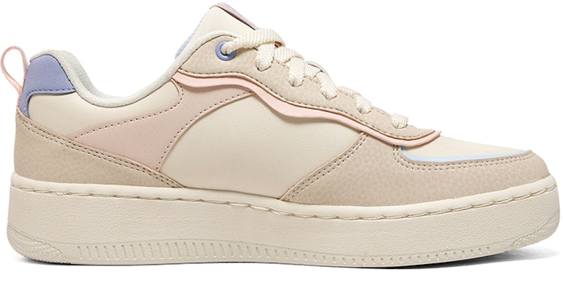 (Women) Skechers Sport Court 92 Shoes 'Cream White Beige' 185032-NTMT Order (Women) Skechers Sport Court 92 Shoes 'Cream White Beige' 185032-NTMT