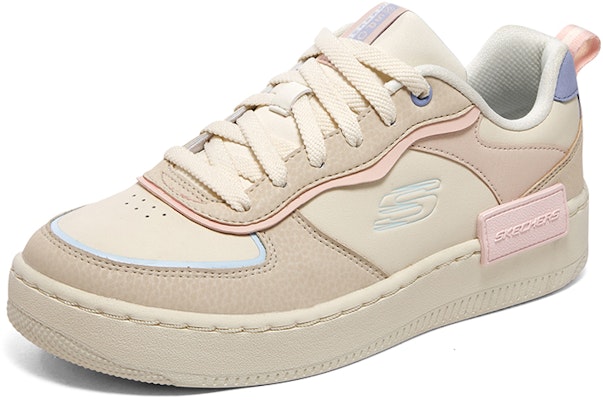 (Women) Skechers Sport Court 92 Shoes 'Cream White Beige' 185032-NTMT Lookbook (Women) Skechers Sport Court 92 Shoes 'Cream White Beige' 185032-NTMT
