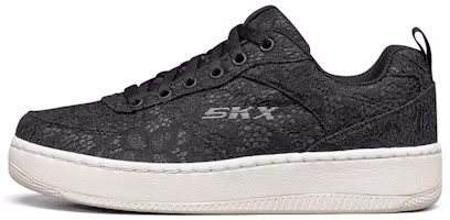 (Women) Skechers Sport Court 92 Sports Shoes Black 149448-BKW (Women) Skechers Sport Court 92 Sports Shoes Black 149448-BKW