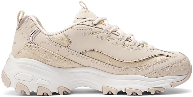 (Women) Skechers Sport D'Lites 1.0 'Beige' 150038-NAT Order (Women) Skechers Sport D'Lites 1.0 'Beige' 150038-NAT