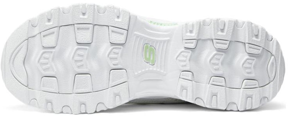 (Women) Skechers Sport D'Lites 1.0 'White Green' 150234-WGR Purchase (Women) Skechers Sport D'Lites 1.0 'White Green' 150234-WGR
