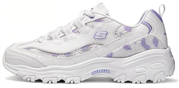 (W) スケッチャーズ D'Lites 1.0 白ラベンダー 150234-WLV Buy (W) スケッチャーズ D'Lites 1.0 白ラベンダー 150234-WLV