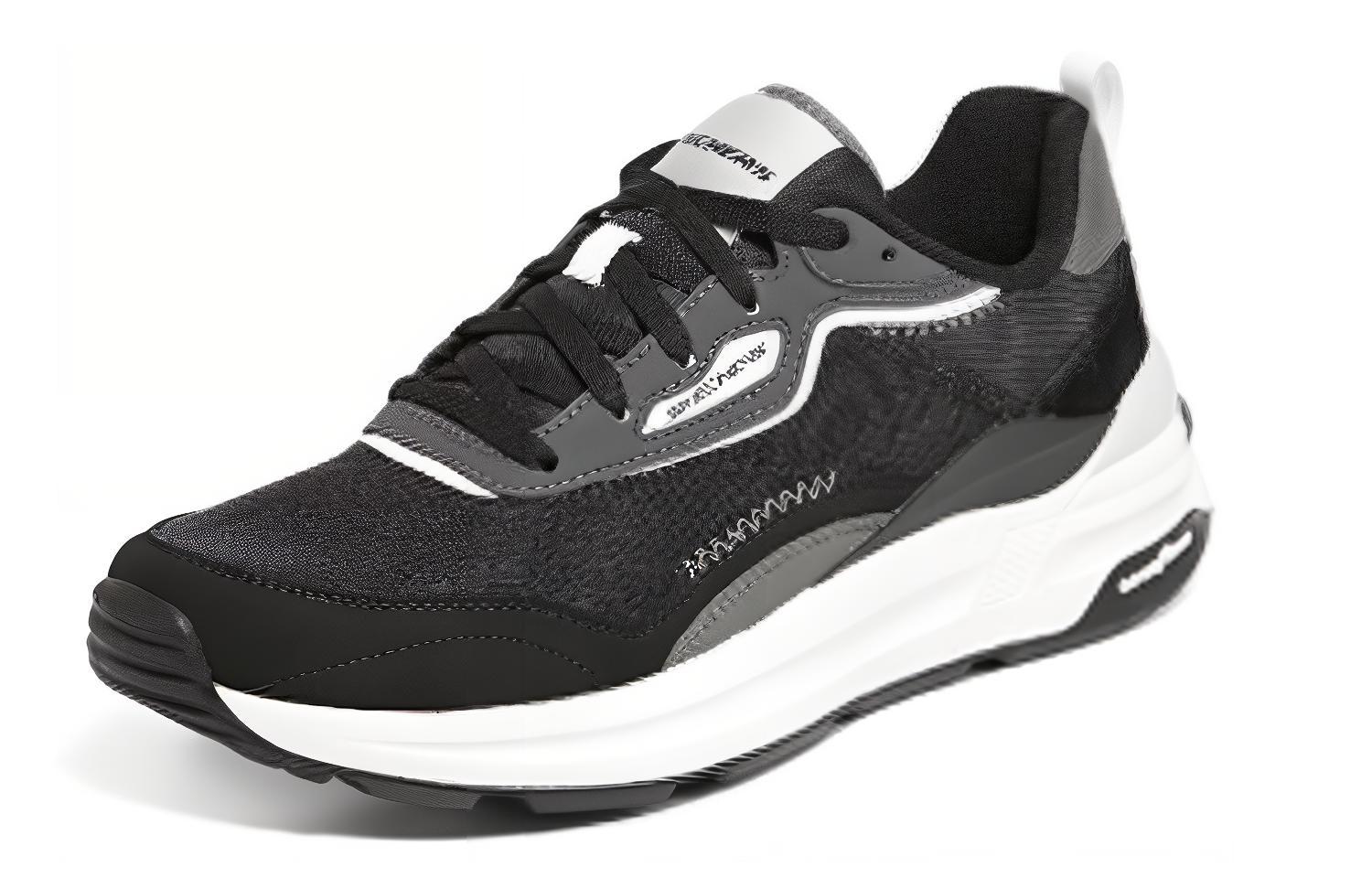 Lookbook Skechers Sport 低幫運動休閒鞋 女款 黑白