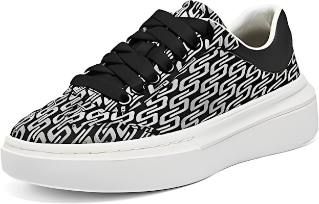 Skechers Sport 女士 復古設計 減震防滑耐磨 低筒 生活休閒鞋 女款 黑白 Lookbook Skechers Sport 女士 復古設計 減震防滑耐磨 低筒 生活休閒鞋 女款 黑白