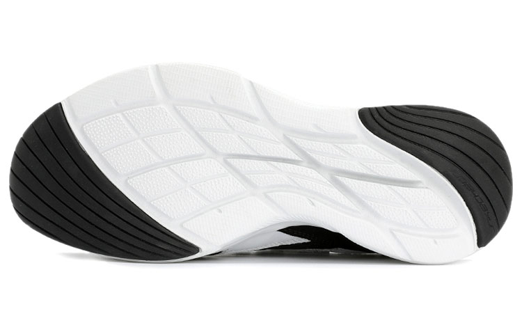(W) Skechers Sport Low Tops Sports Shoe Black White 圖 4