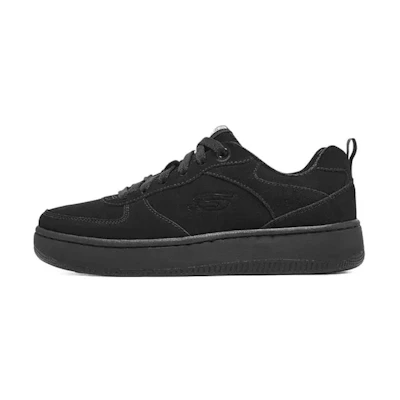 (W) Skechers Sport Casual Skate Shoes 'Black'