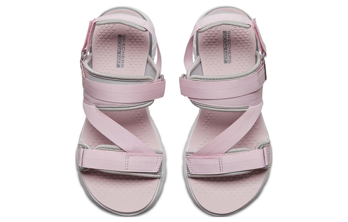 Lookbook (W) スケッチャーズ スポーツサンダル 白/ピンク 14368-LPGYV