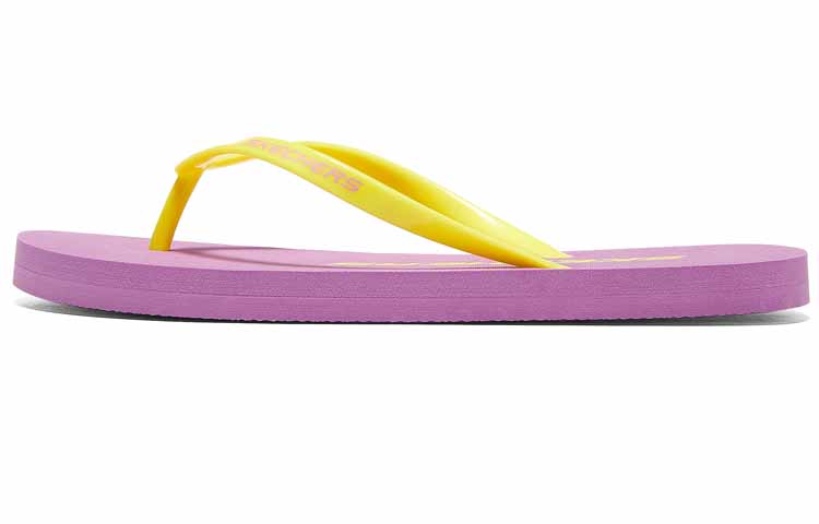 (Women) Skechers Sport Slide 'Purple Yellow' 8730026-MLT