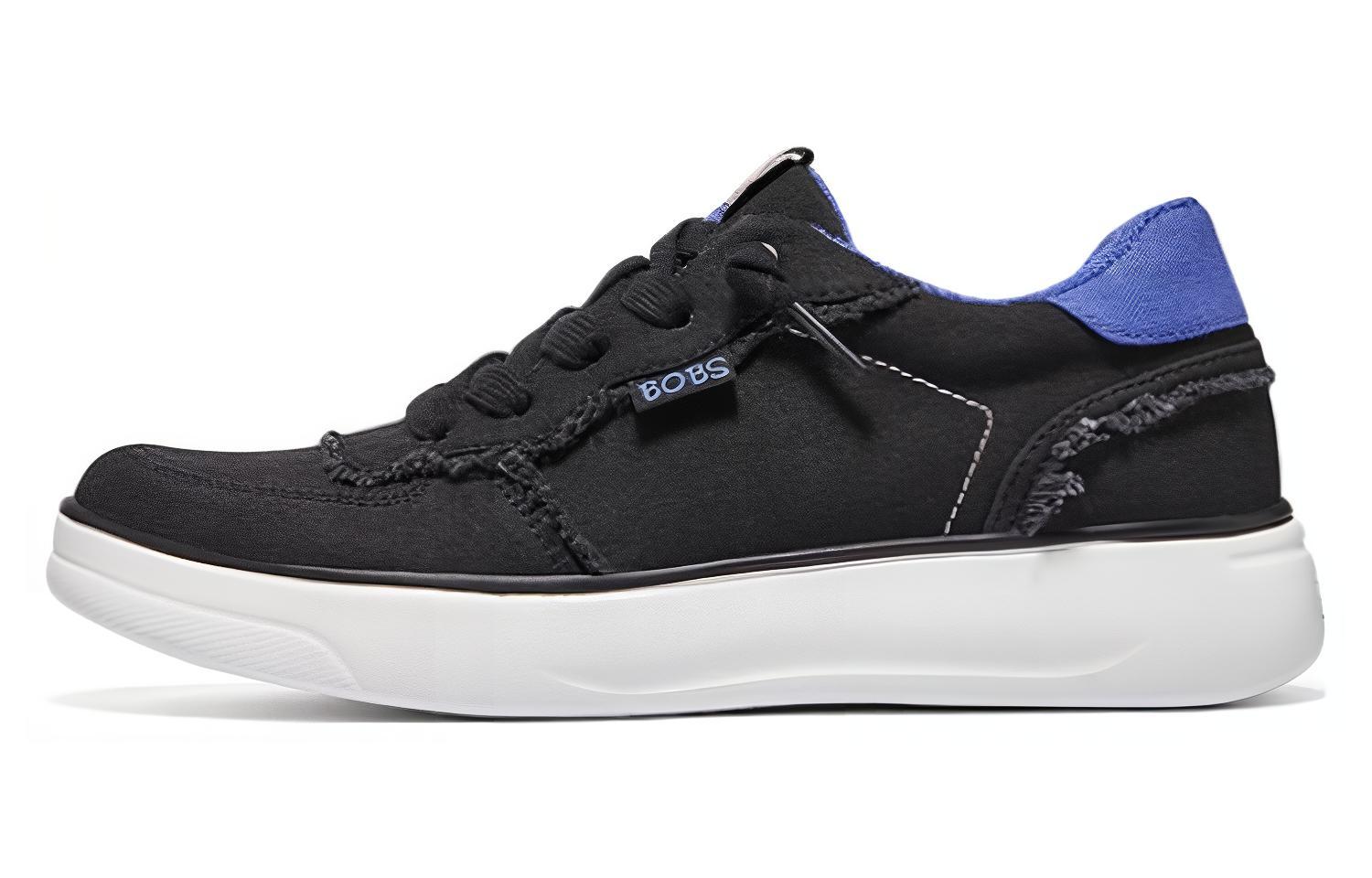 (Women) Skechers Sport Trainers 'Black Blue' 114421-BKMT